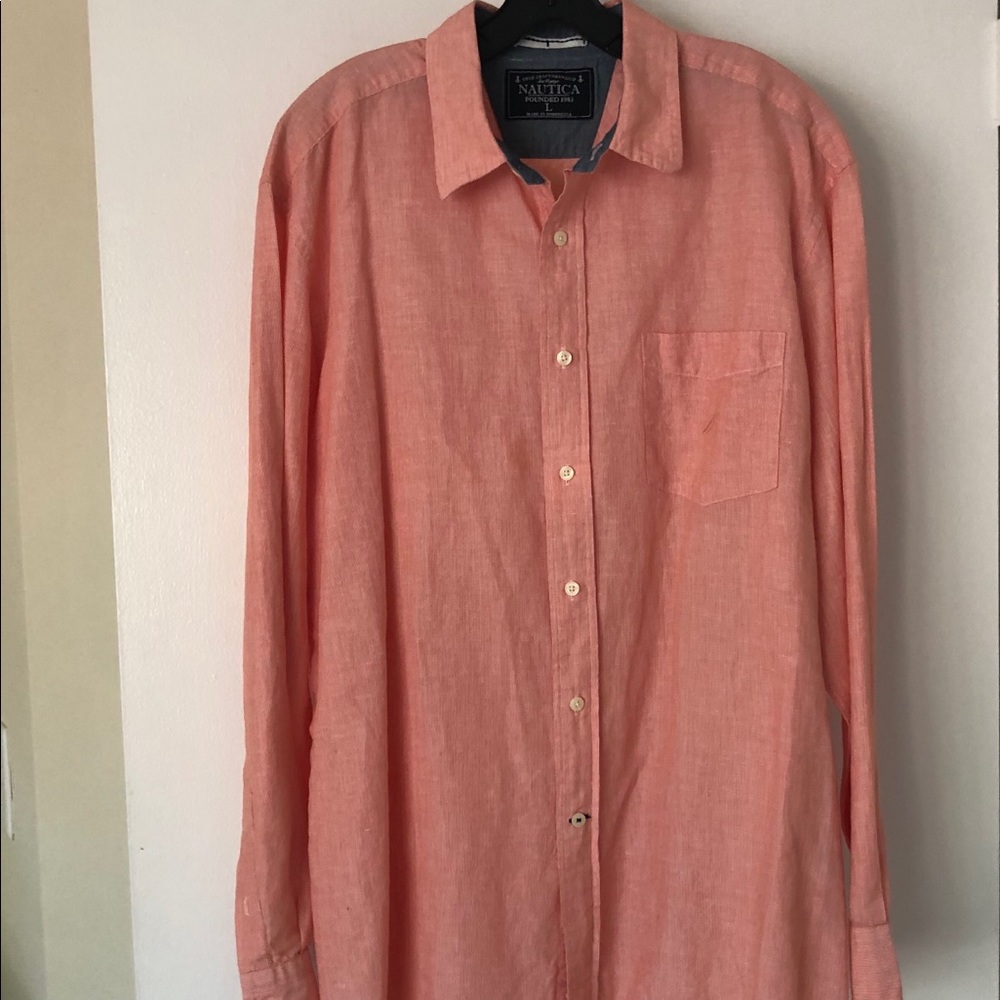 NAUTICA SALMON SHIRT. - Picture 2 of 8
